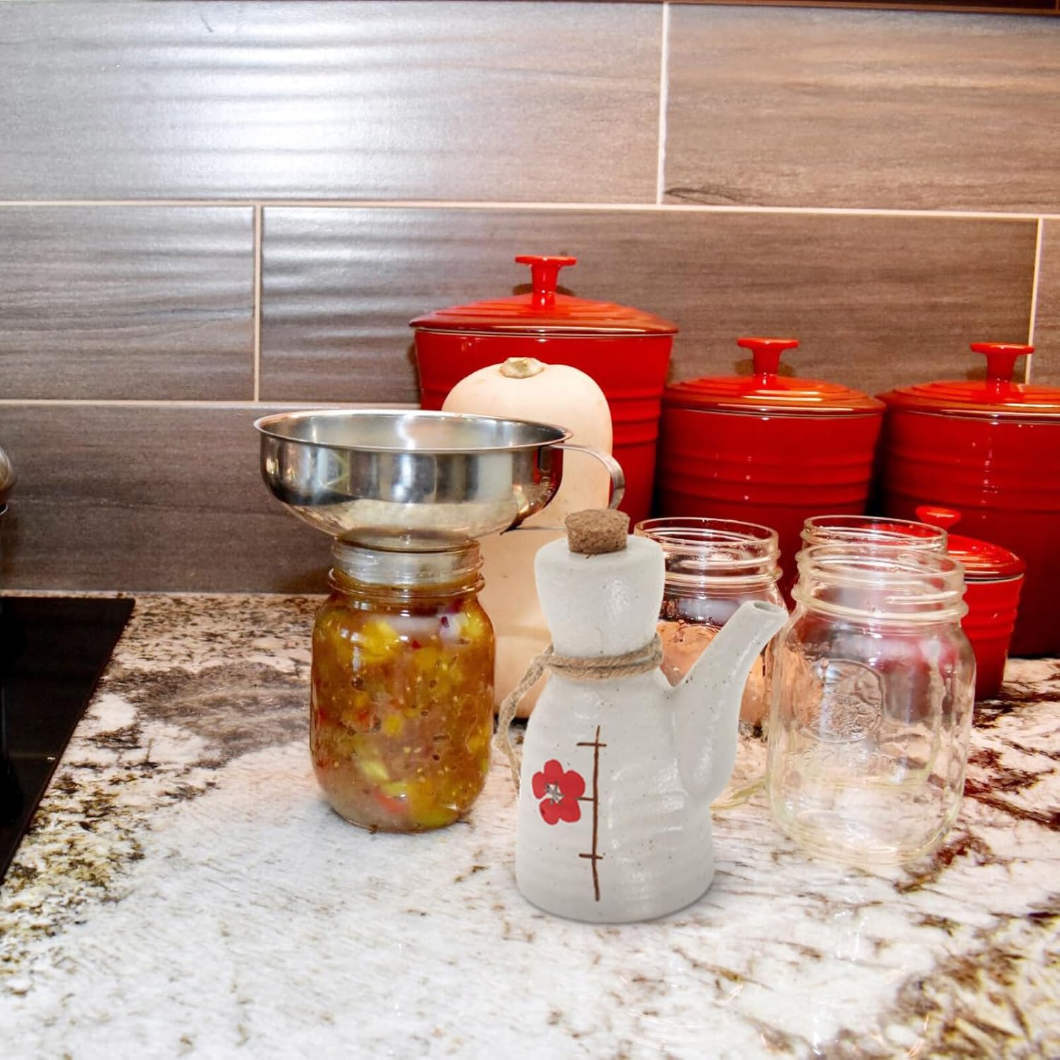 MagicLulu Ceramic Oil Dispenser and Condiment Pourer