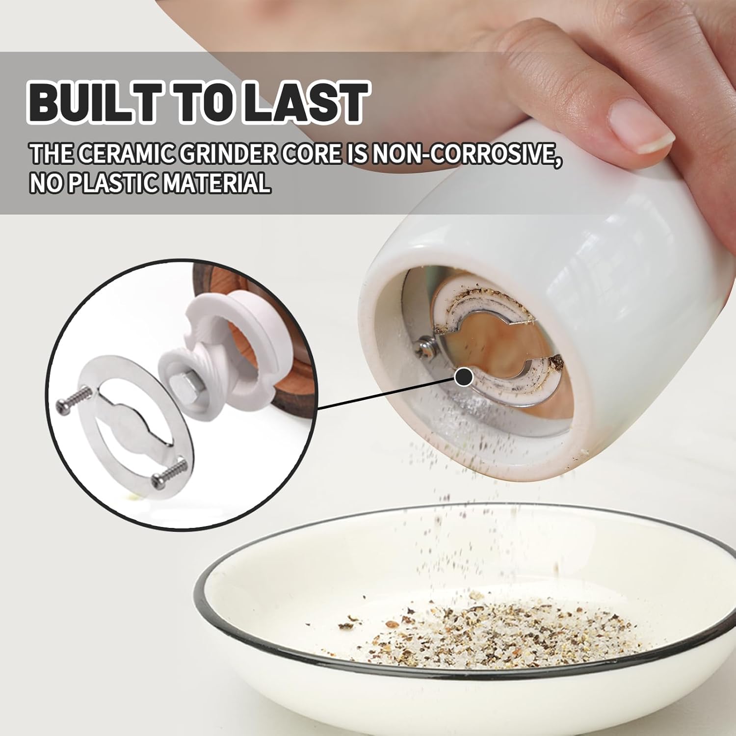 Premium Salt and Pepper Grinder Set