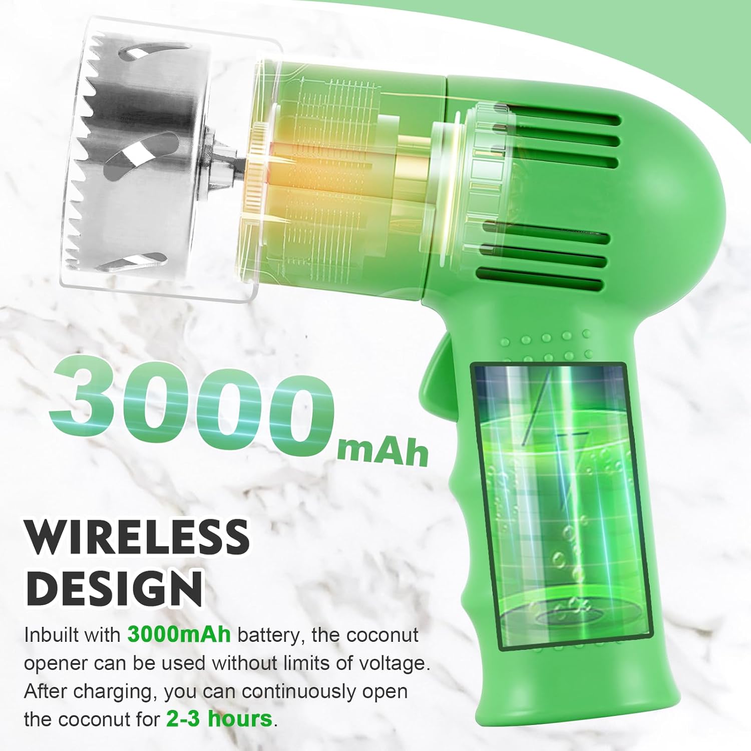 Epidioxi Wireless Coconut Opener