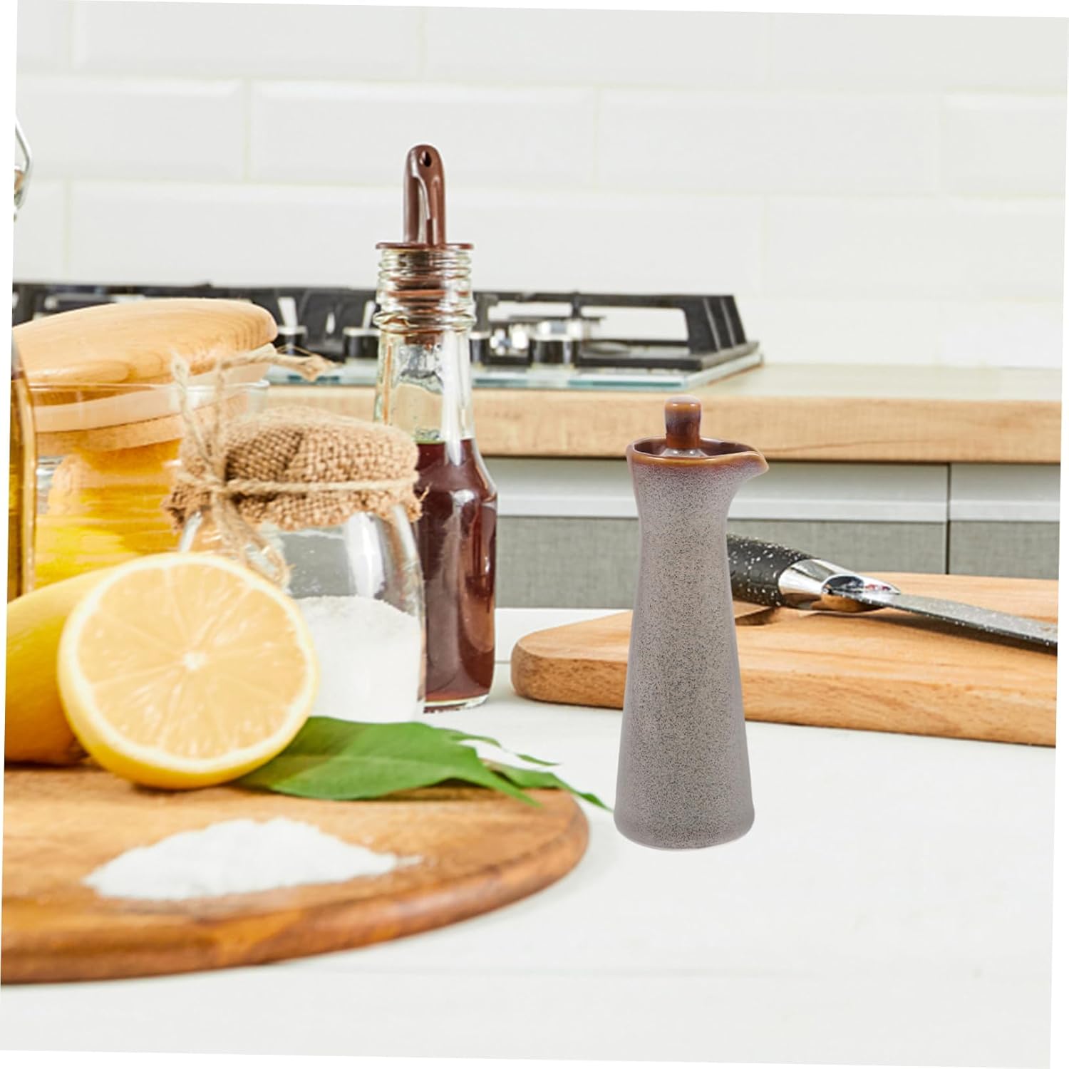 SHOWERORO Ceramic Oil Soy Sauce Dispenser