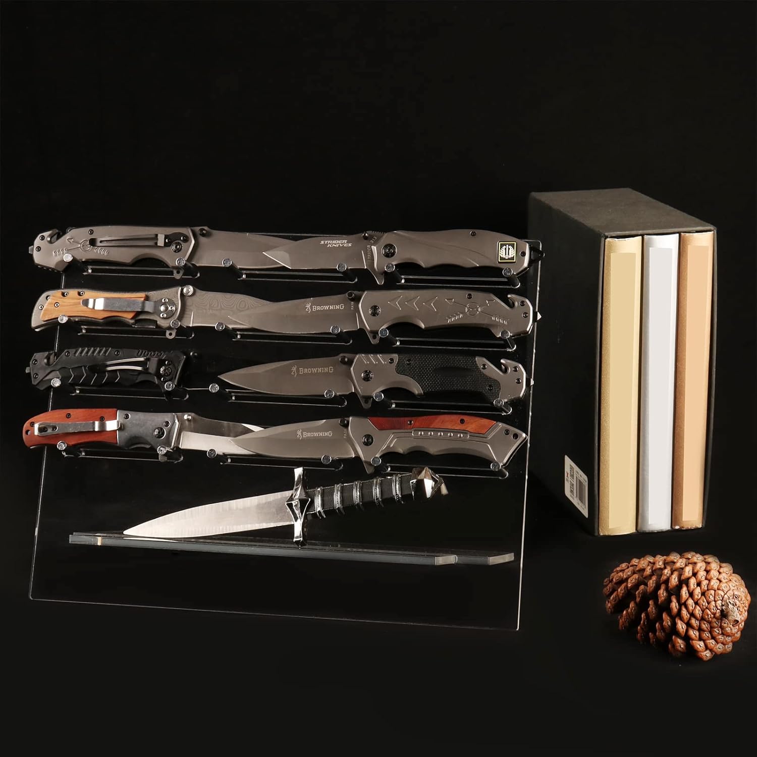 Sturdy Pocket Knife Display Rack