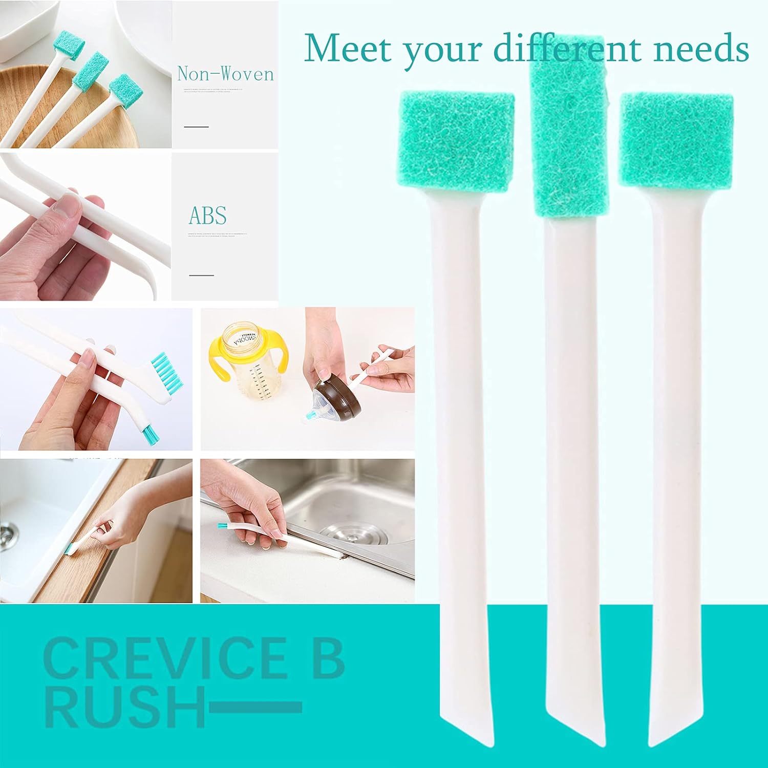 5-Piece Premium Kitchen Cleaning Kit with 3D Design