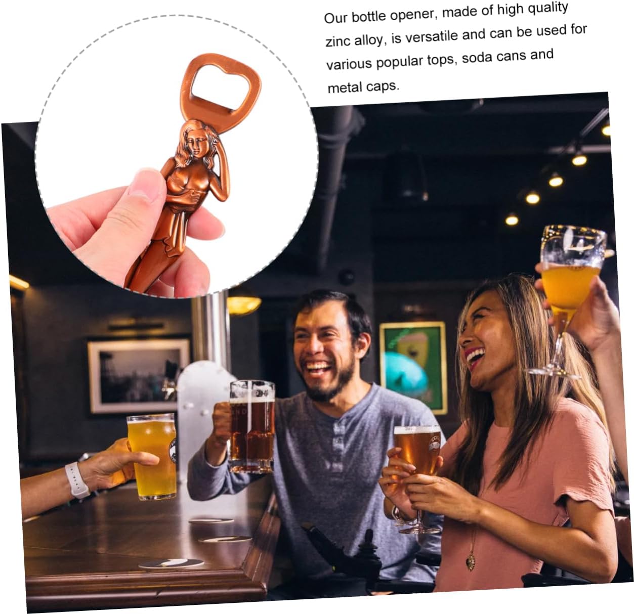 All-in-One Bottle Opener with Multiple Utilities