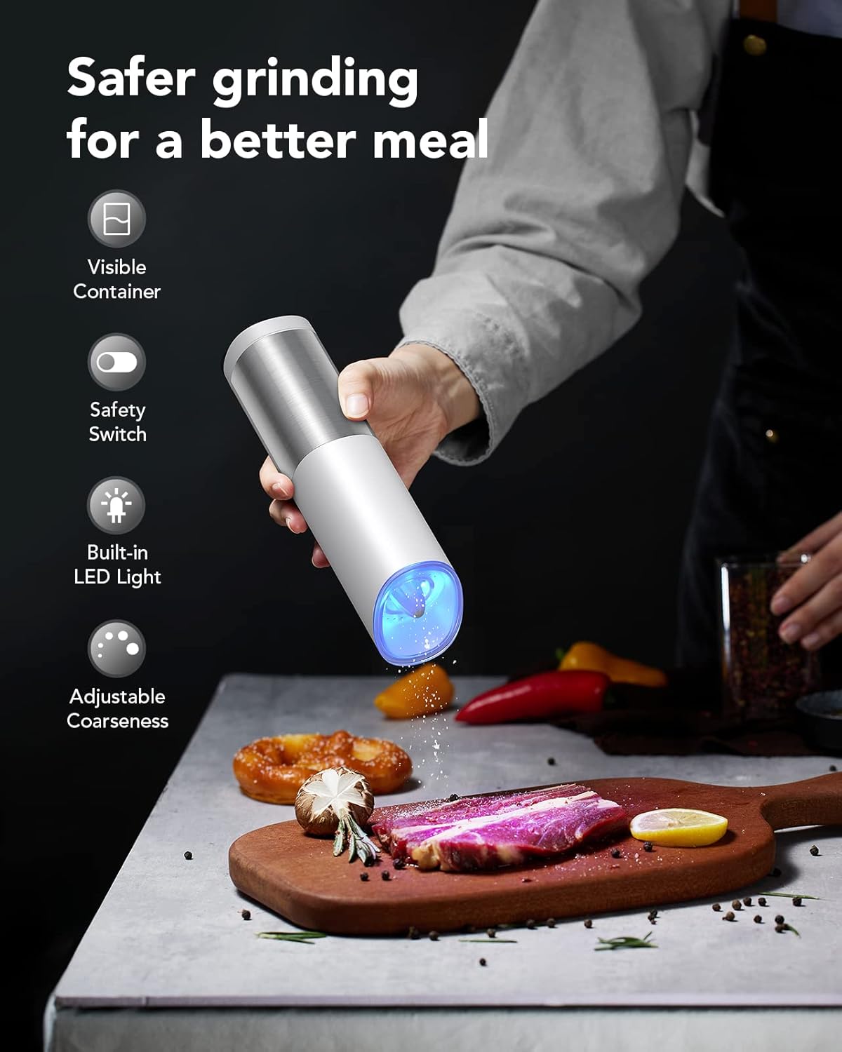 FORLIM Gravity Electric Salt Pepper grinder