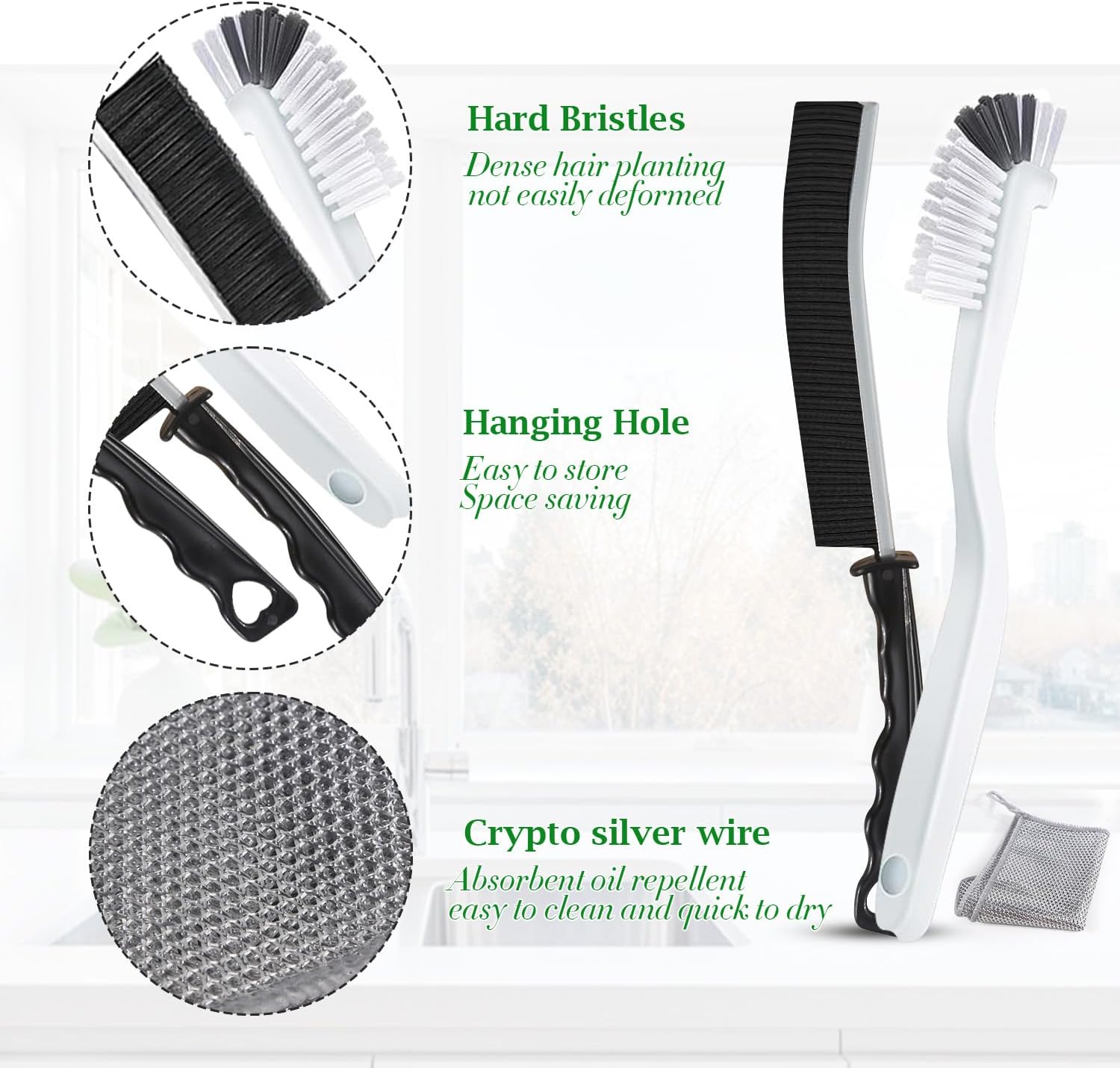 6Pcs Crevice Cleaning Brush Set