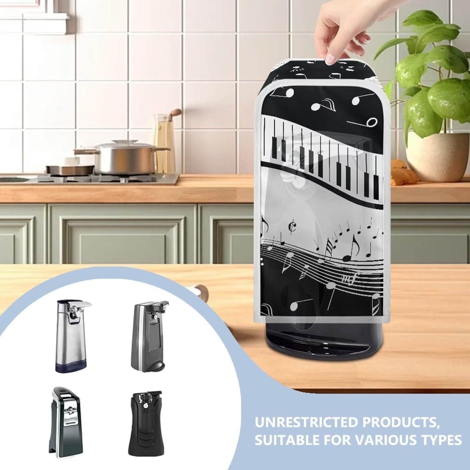 Dust Leak-Proof Electric Can Opener Cover