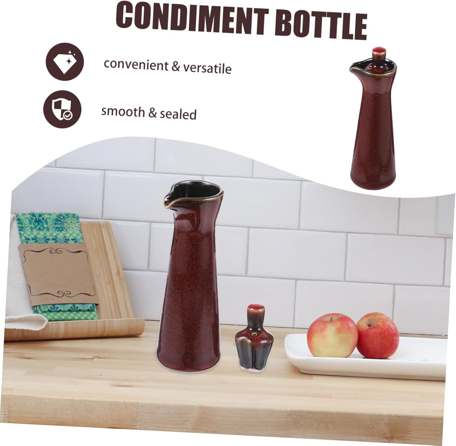 Unomor Oil Dispenser Kitchen Condiment Bottle