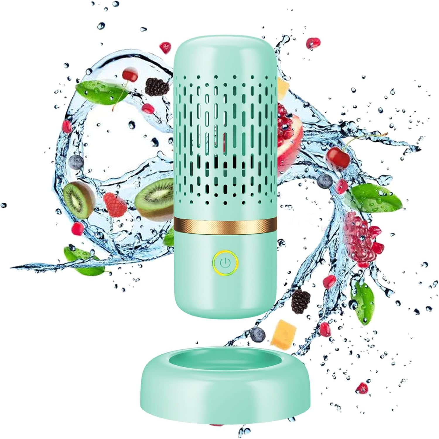 Ultrasonic Fruit Vegetable Washer Portable IPX7 Waterproof
