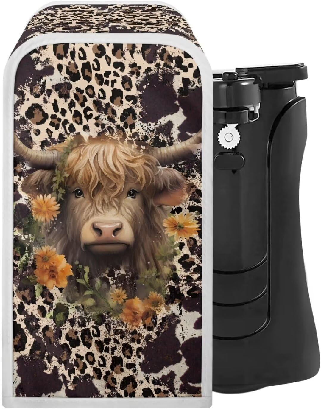 Leopard Cattle Can Opener Cover
