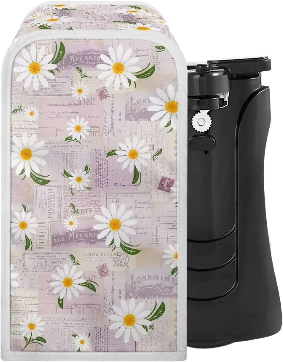 Stylish Daisy Electric Can Opener Dust Cover