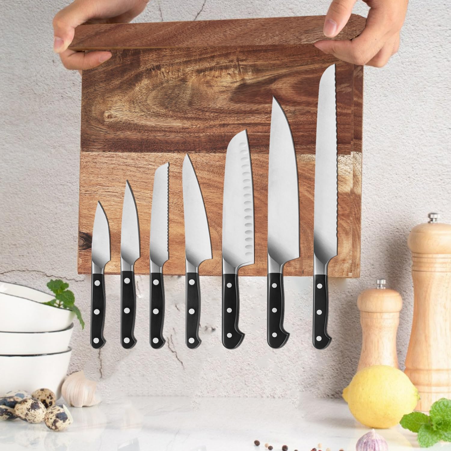 Uniharpa Magnetic Knife Block