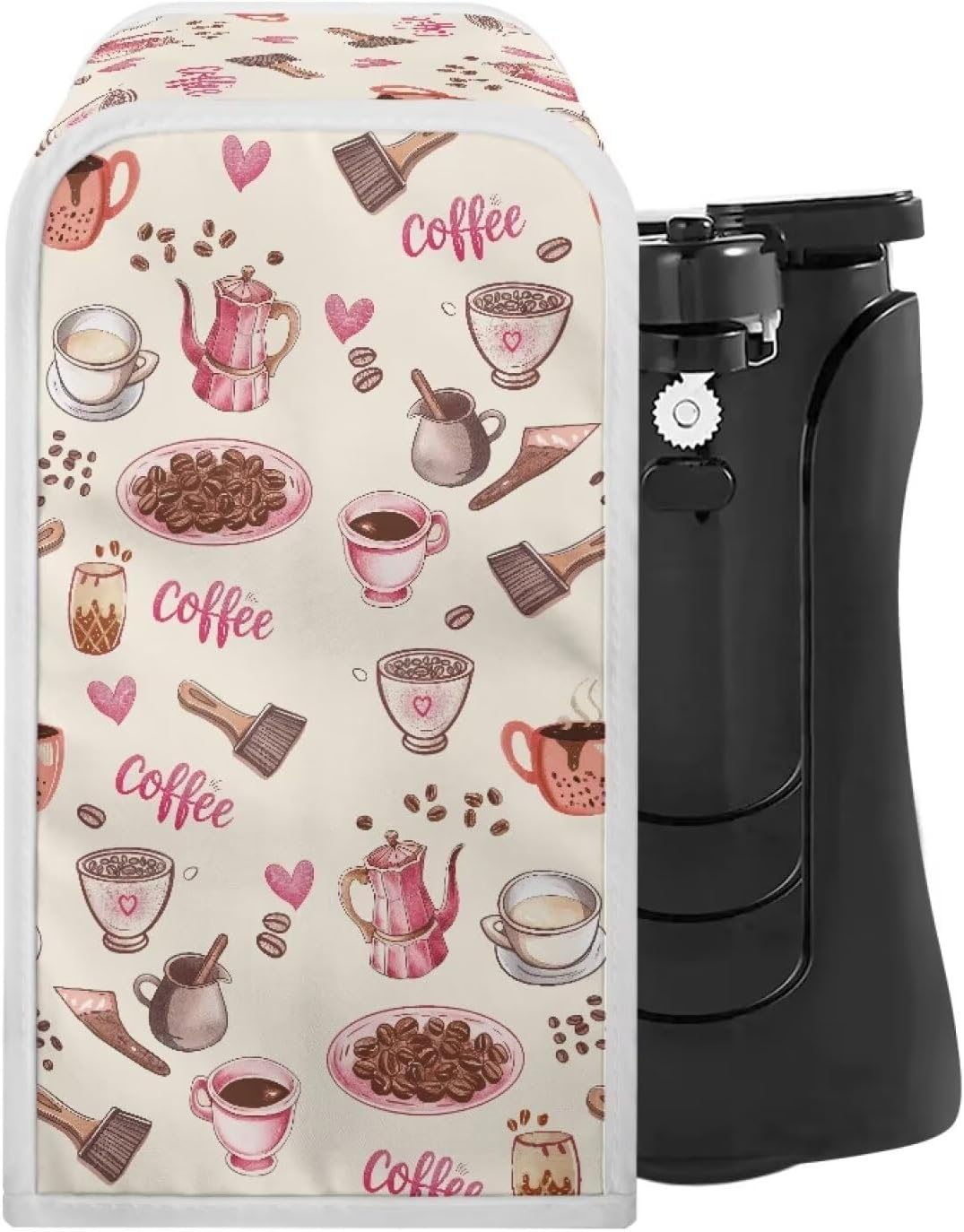 Coffee Pattern Electric Can Opener - Multi-Purpose Kitchen utensils