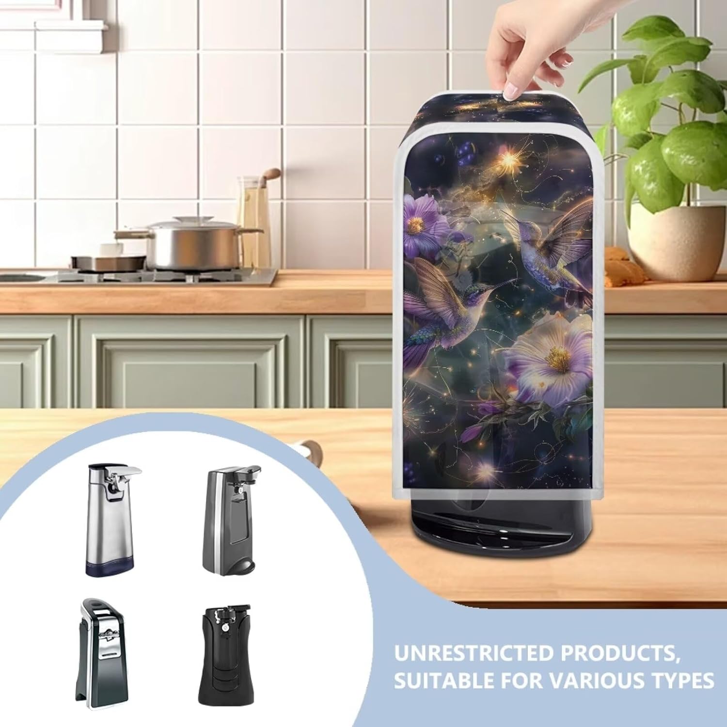 Premium Hummingbird Can Opener Cover