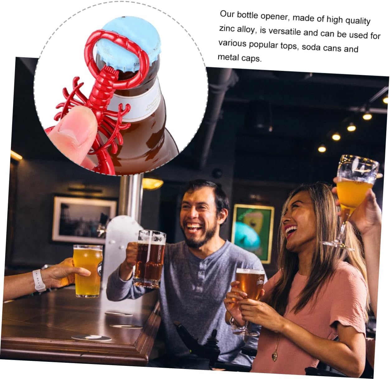 2-Piece Portable Bottle Opener