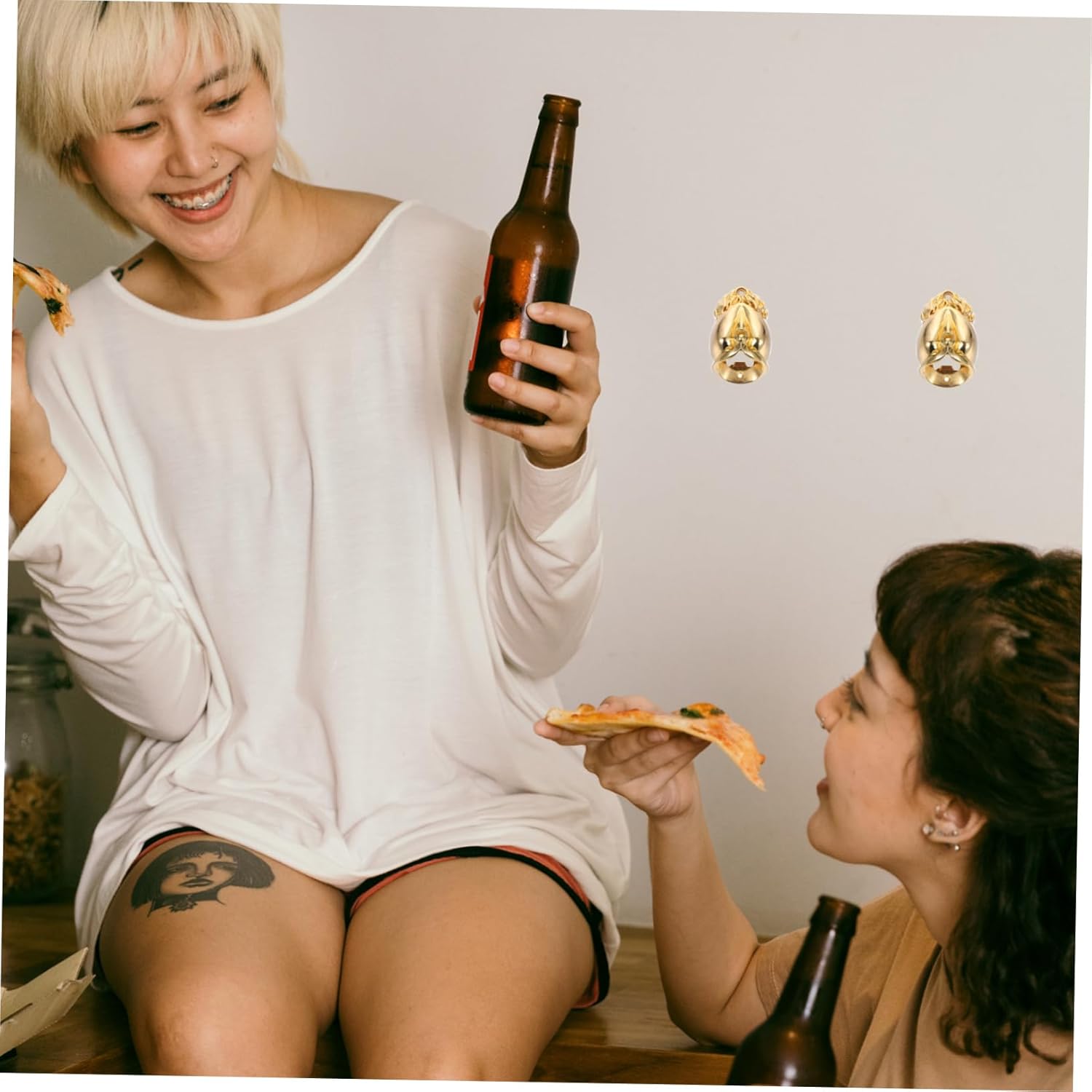 Modern Wall Mount Wine Opener - Durable Versatile Bar Kitchen Tool
