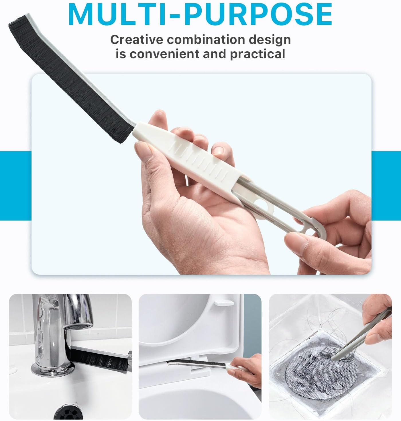 4-Piece Crevice Cleaning Brush Set