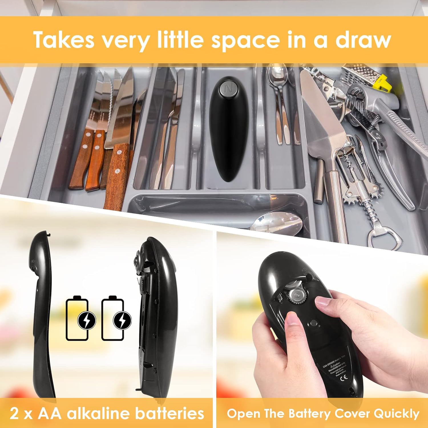 Safe Electric Can Opener for Seniors