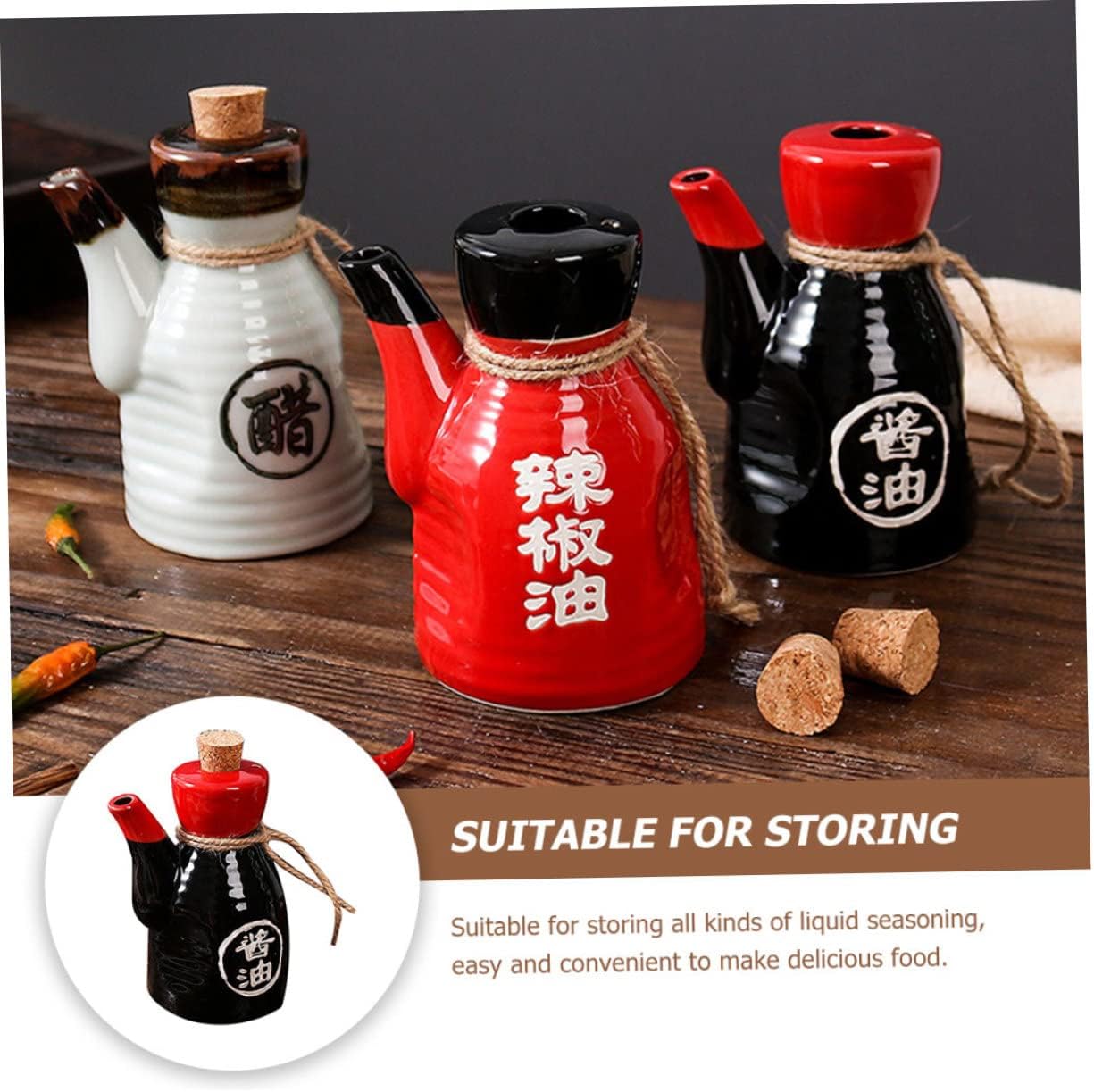 posh black sauce dispenser