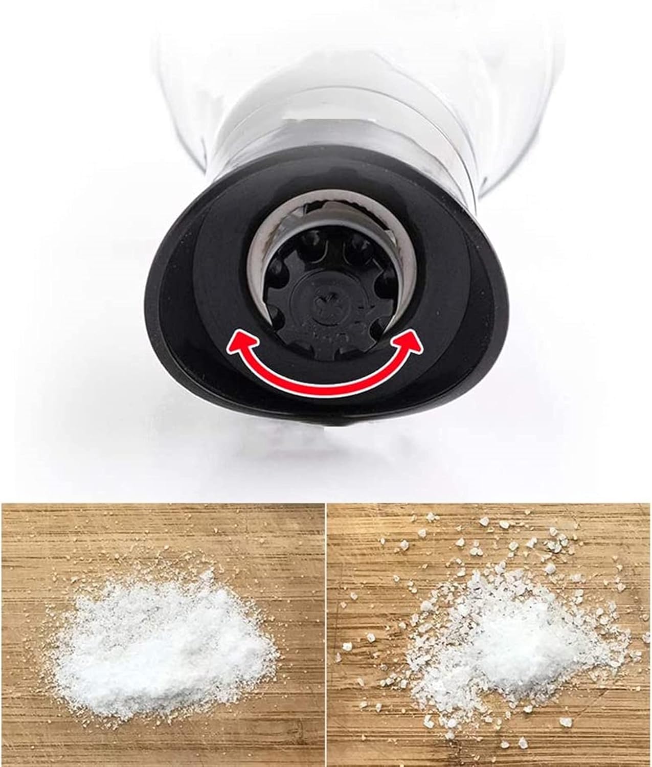 Salt and Pepper Mill Set Adjusted Coarseness Manual Salt and Pepper Grinder Set