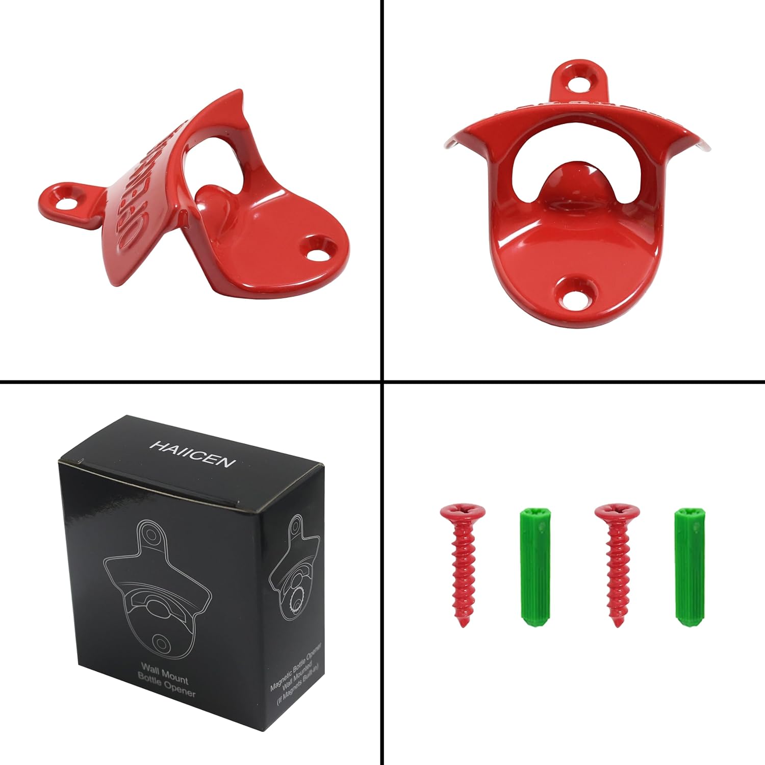 Stylish Magnetic Wall-Mounted Bottle Opener Perfect Gift Choice