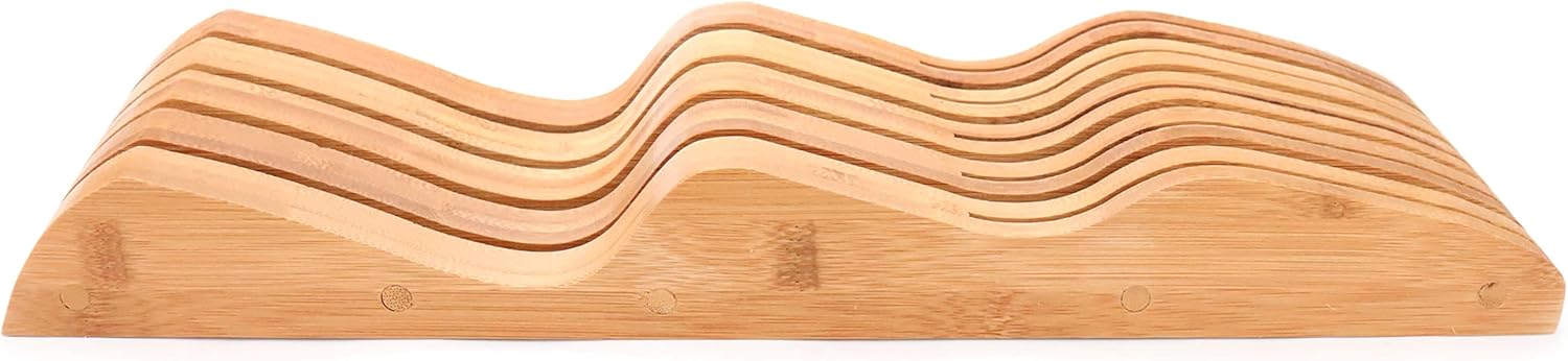 Premium Bamboo Knife Holder