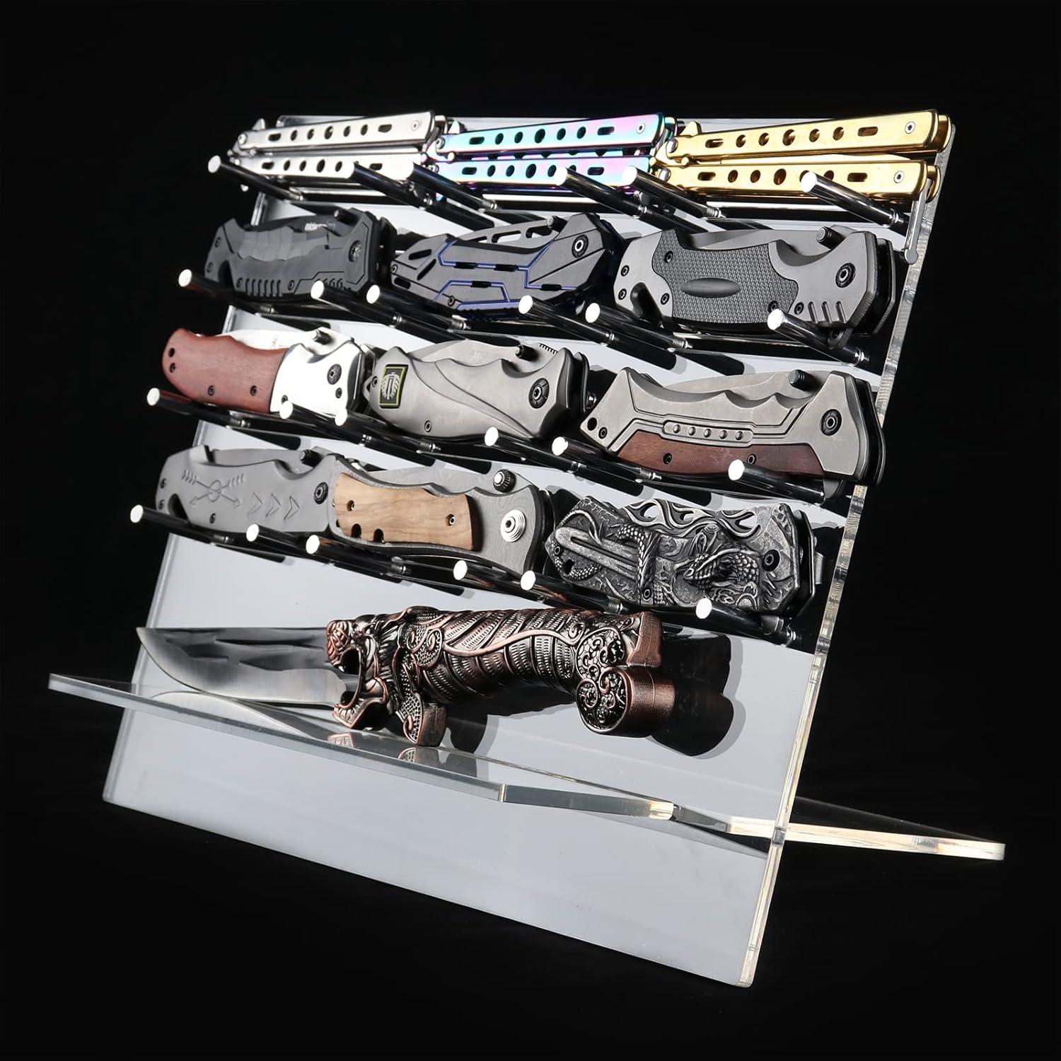 Sturdy Pocket Knife Display Rack