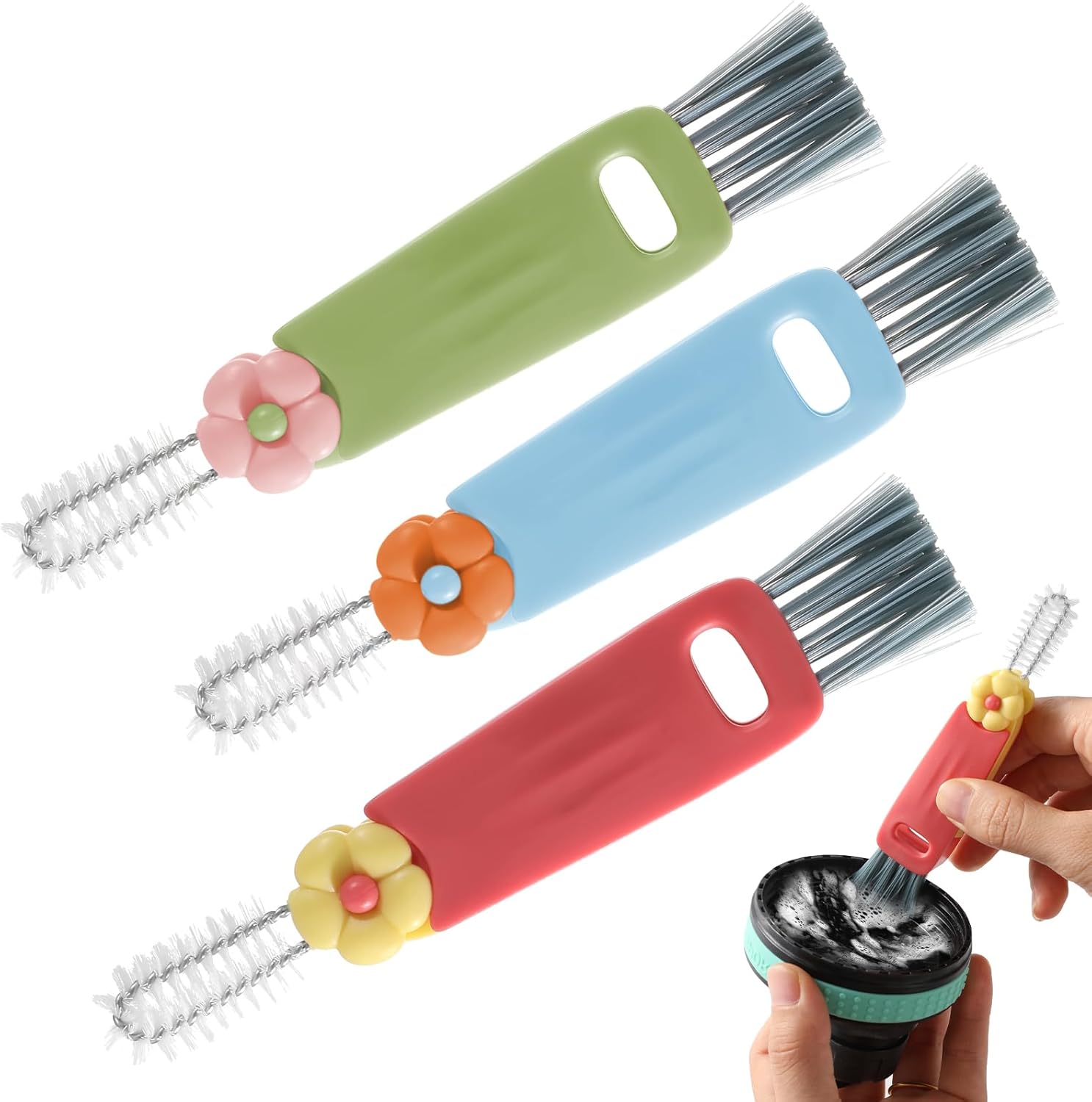 Chefs Secret Multifunctional 3 in 1 Cup Lid Cleaner