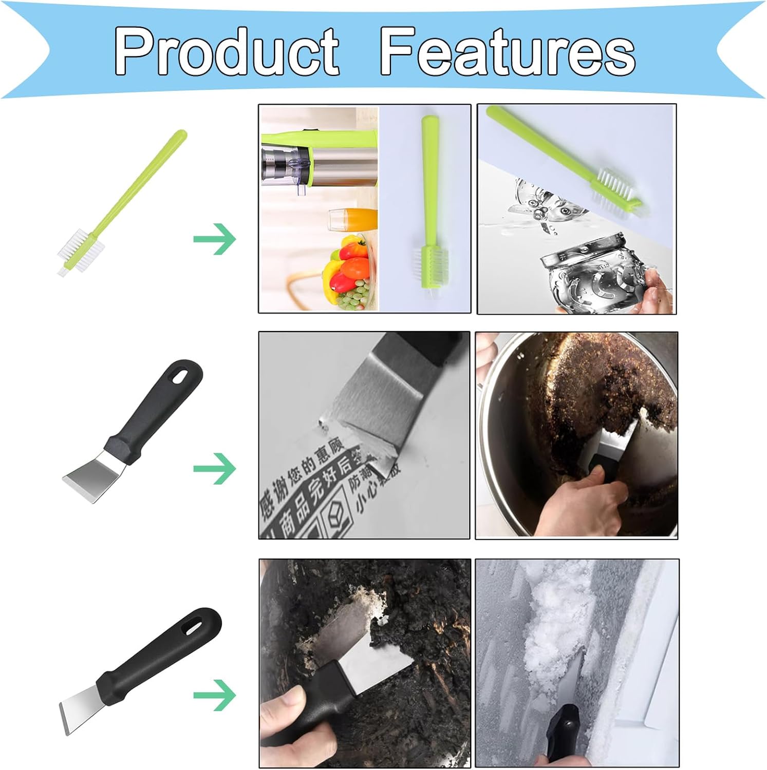 12-Piece Multi-Function Crevice Brush Kit