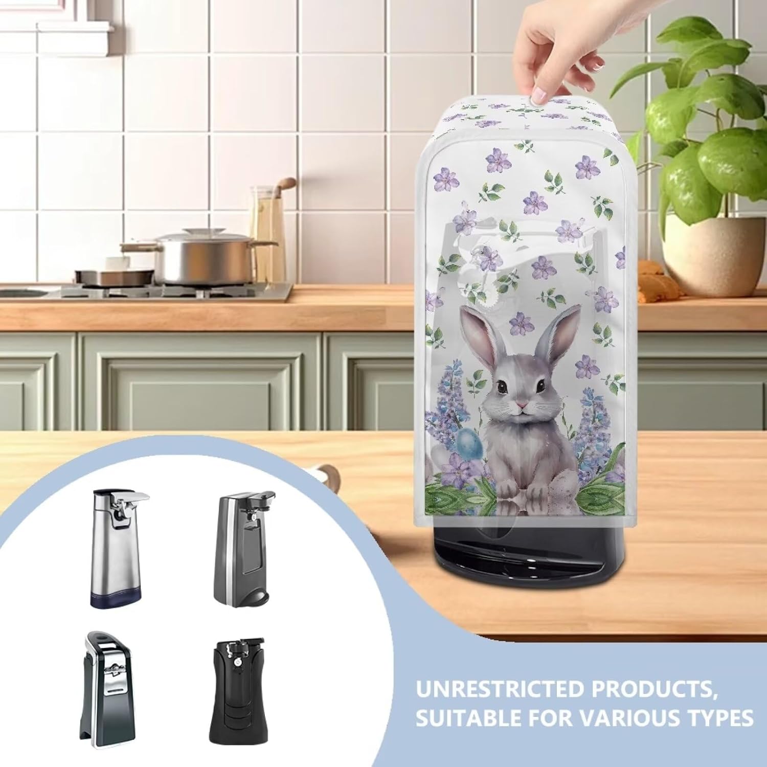 Bunny Dust Cover for Can Opener Keep Your Kitchen Clean