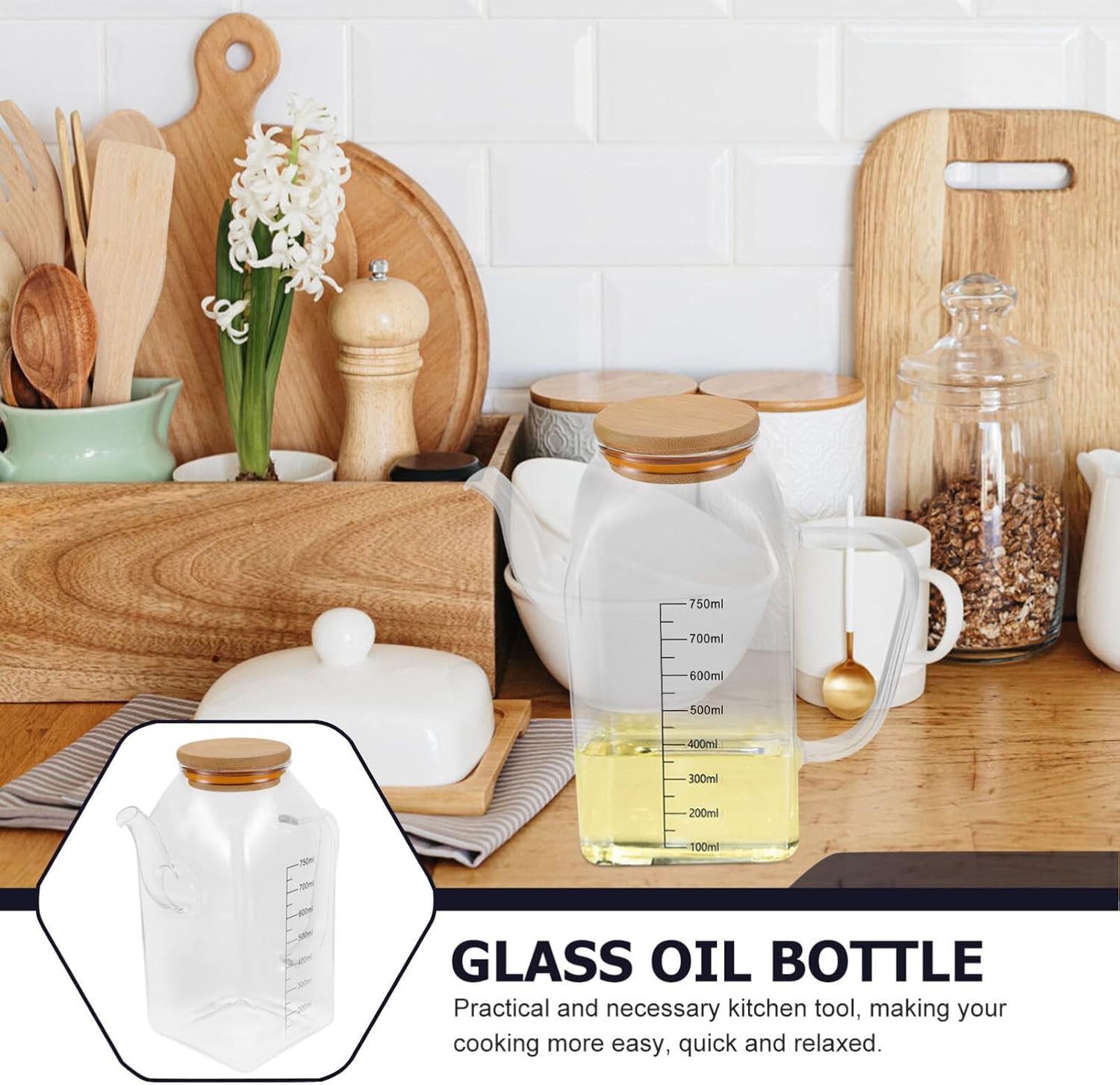 Portabyrinns Glass Oil Dispenser