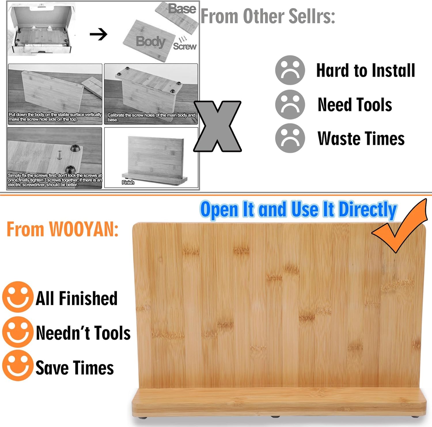 WOOYAN Magnetic Knife Holder