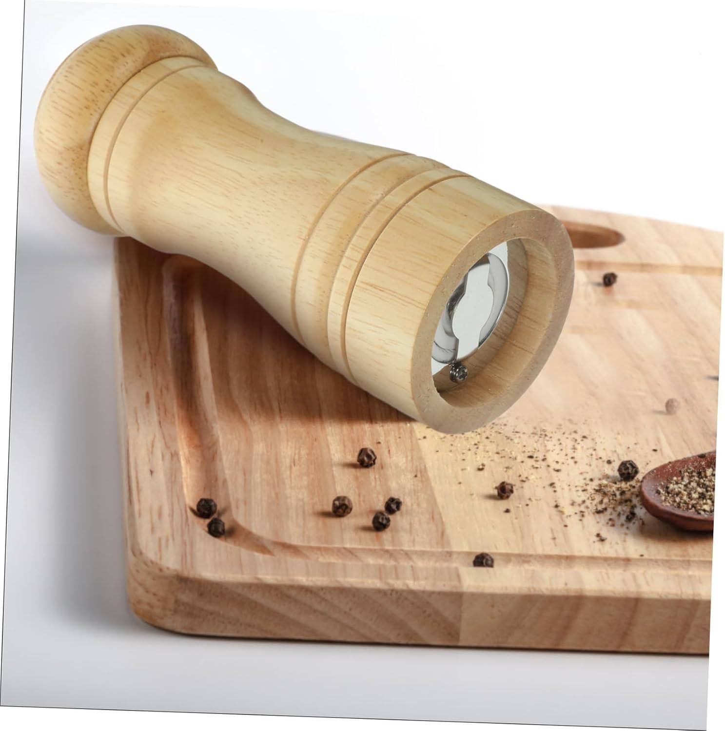 4-inch Manual Pepper Mill Set Salt Pepper Refillable