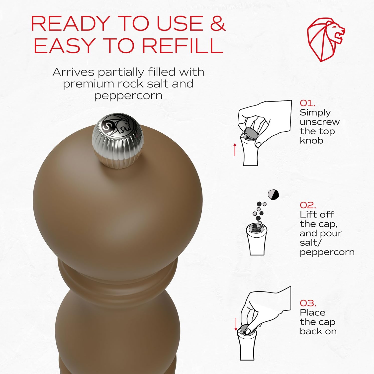 Peugeot Paris uSelect 7 Salt Pepper Mill Set