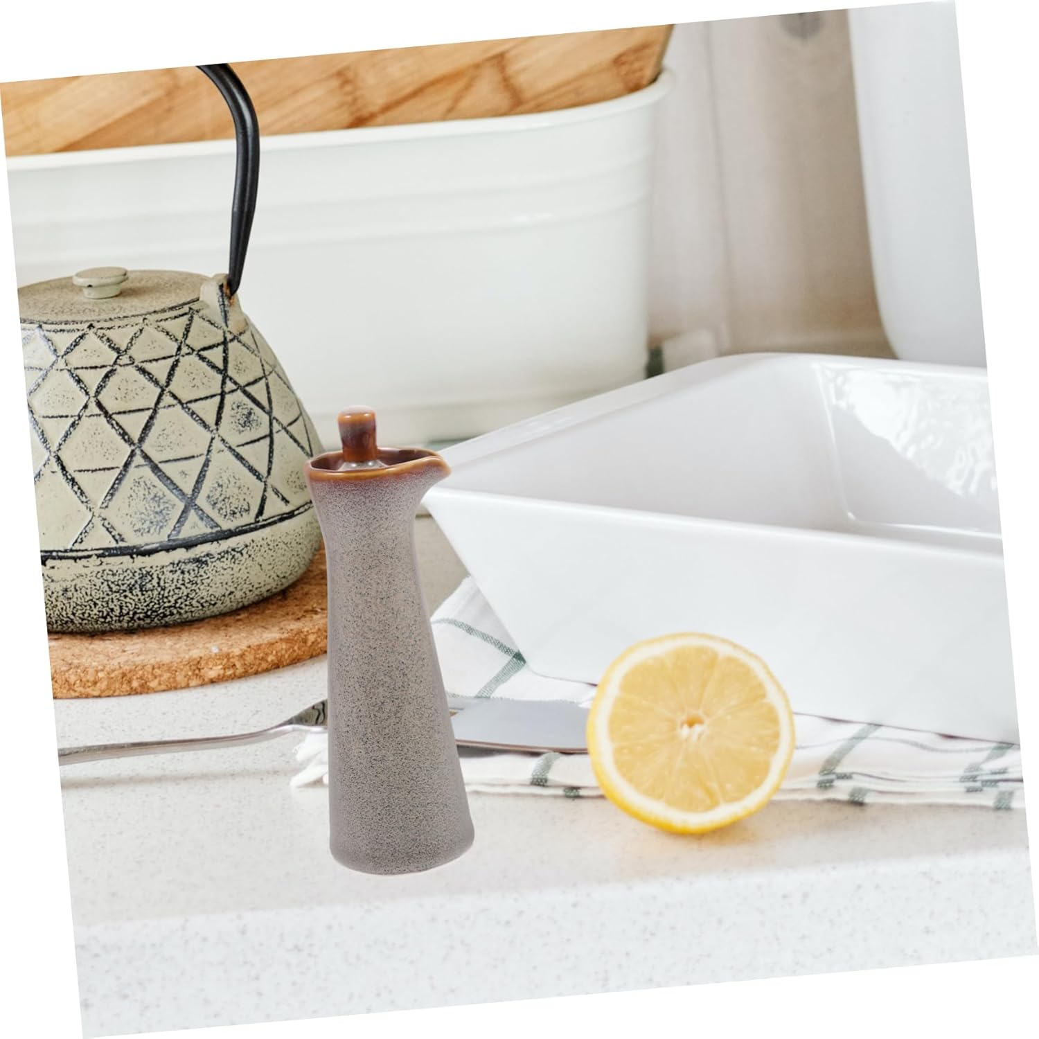 Elegant Ceramic Condiment Bottle
