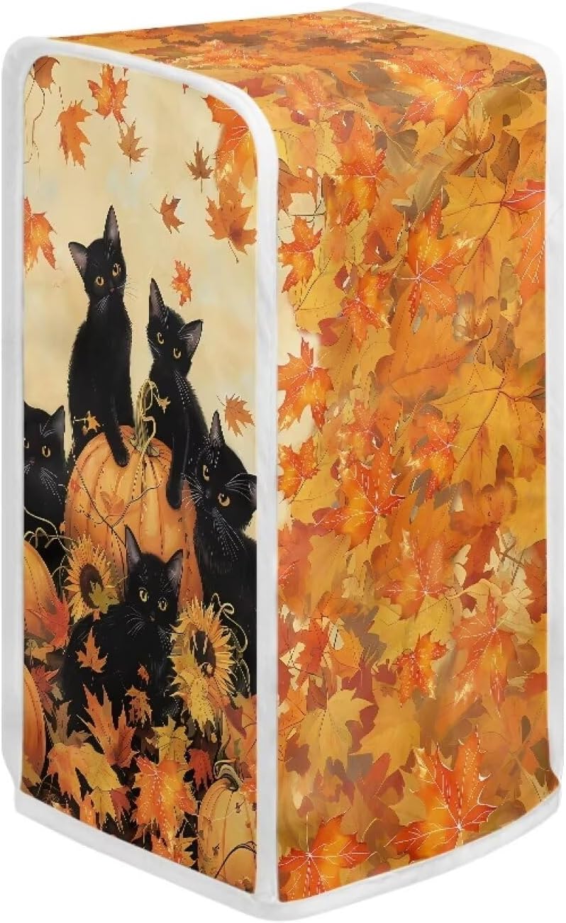 Stylish Black Cats Can Opener Cover