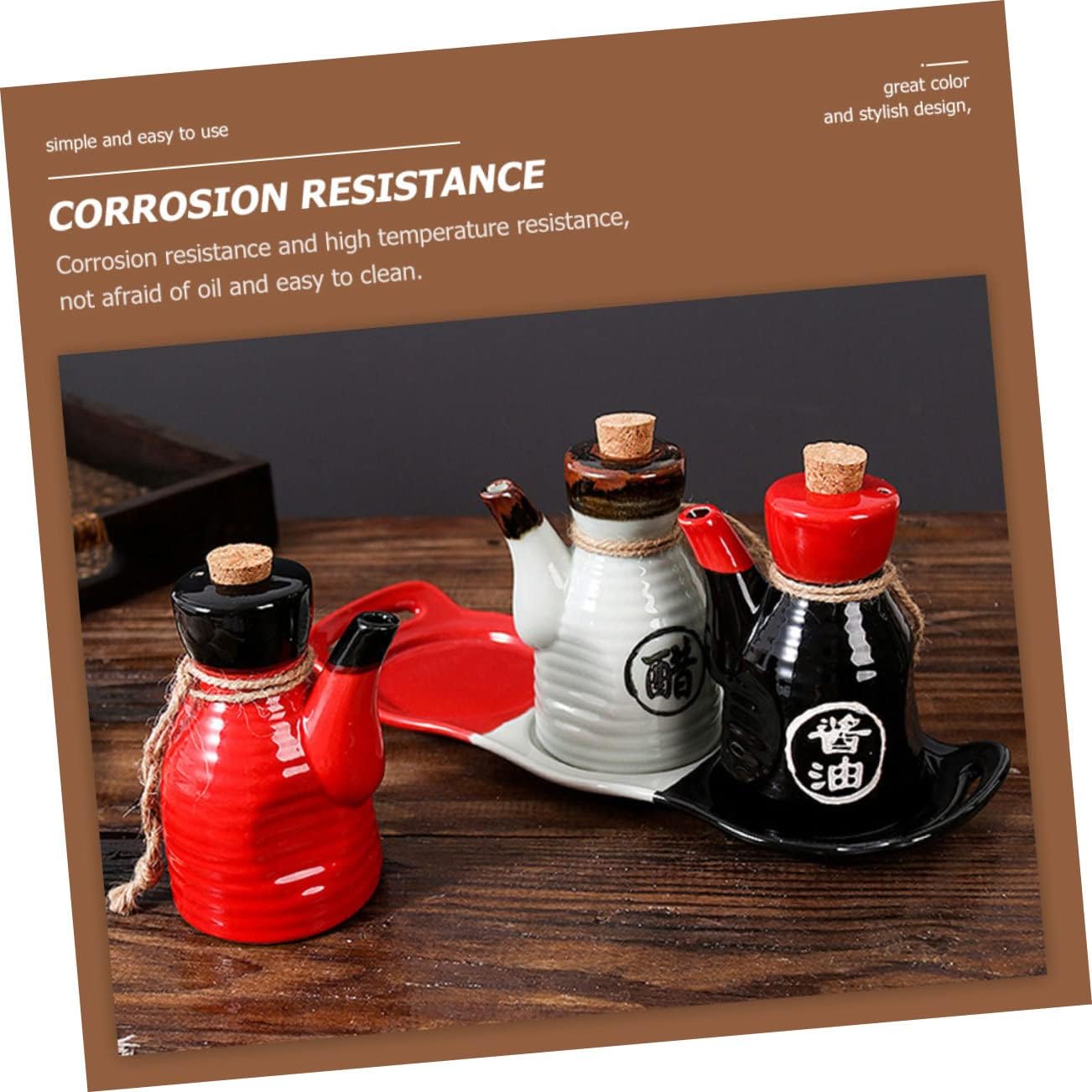 Soy Sauce Surrounds Heart - 200ml Ceramic Condiment Dispenser