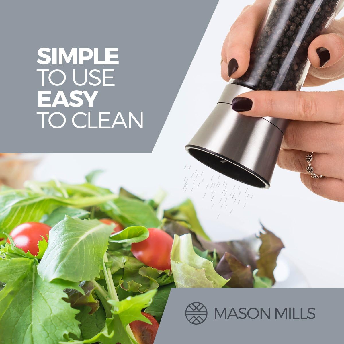 Perfectly Ground Salt Pepper grinder