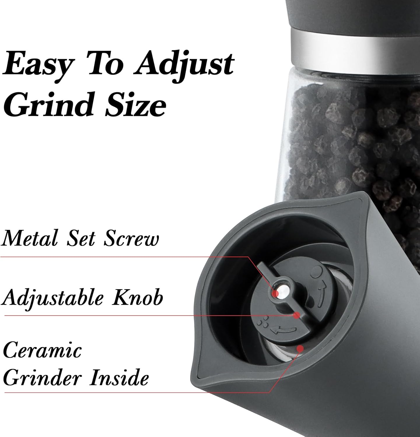 Balamno Professional Salt Pepper Grinder