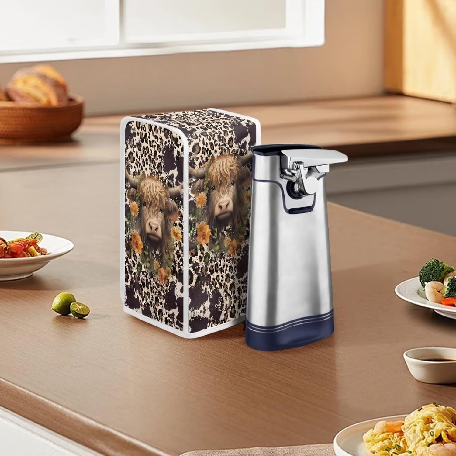 Leopard Cattle Can Opener Cover