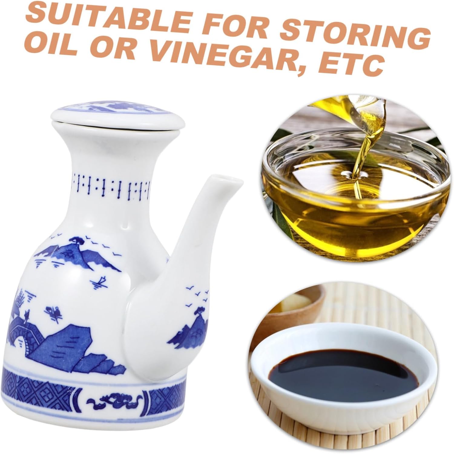 Versatile Ceramic Condiment Dispenser
