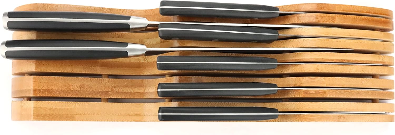 Premium Bamboo Knife Holder