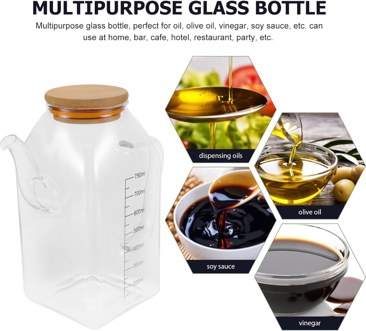 Portabyrinns Glass Oil Dispenser