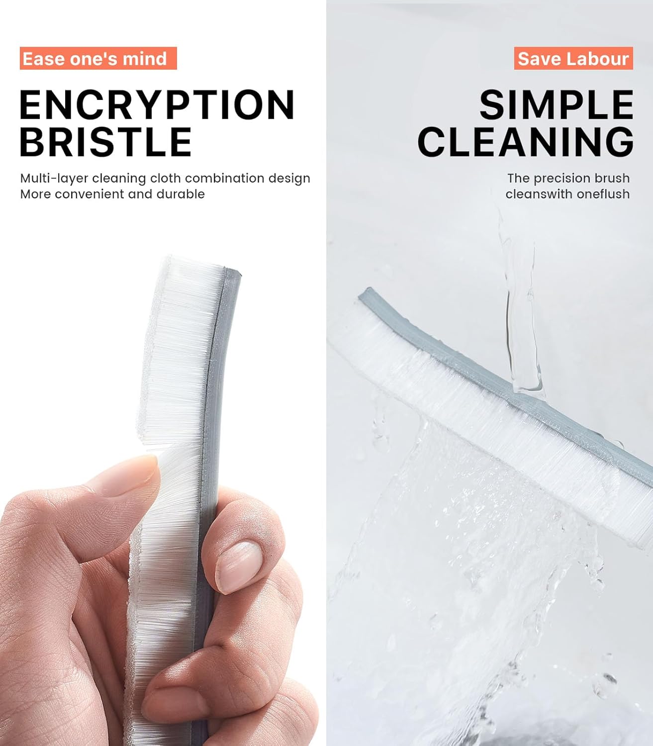 4-Piece Crevice Cleaning Brush Set