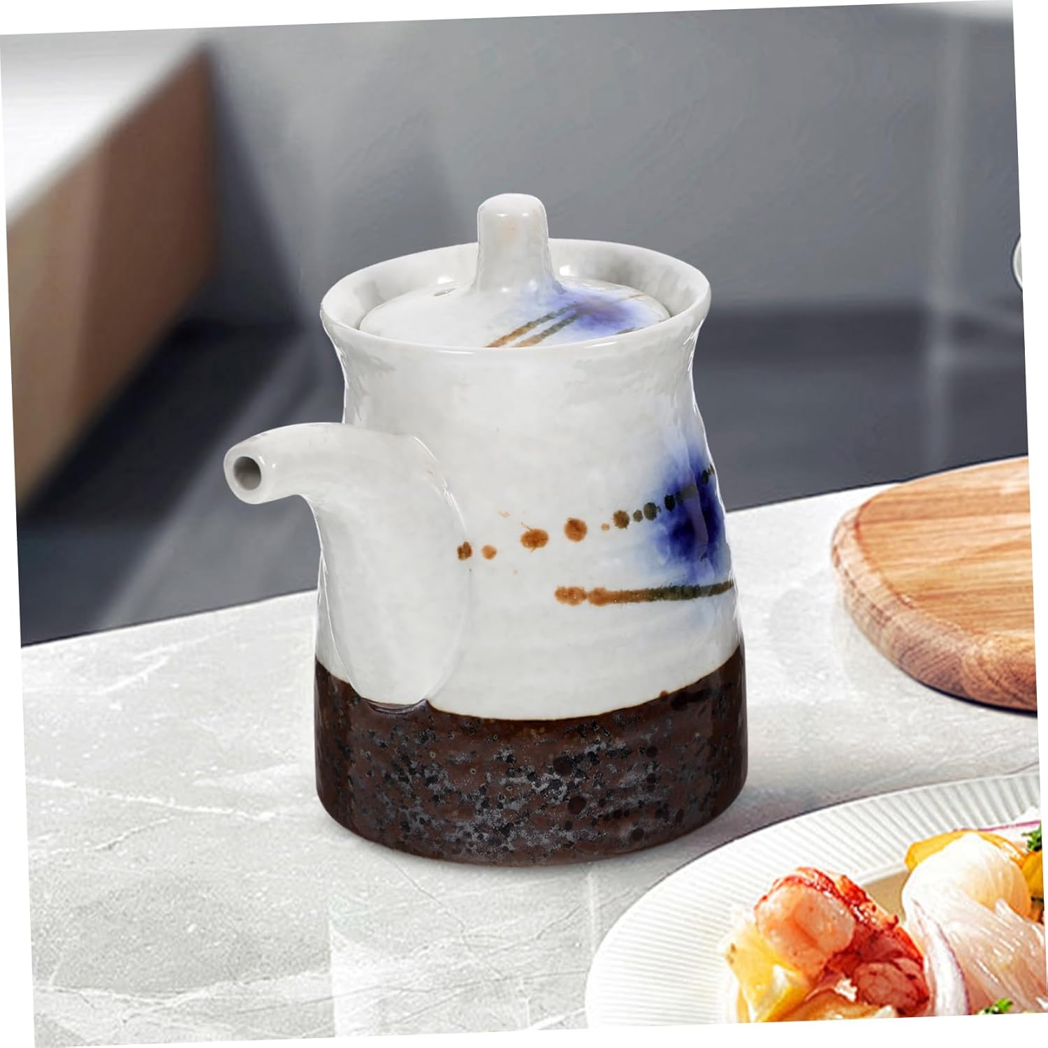 FE Aloha Japanese Style Ceramic Soy Sauce Dispenser