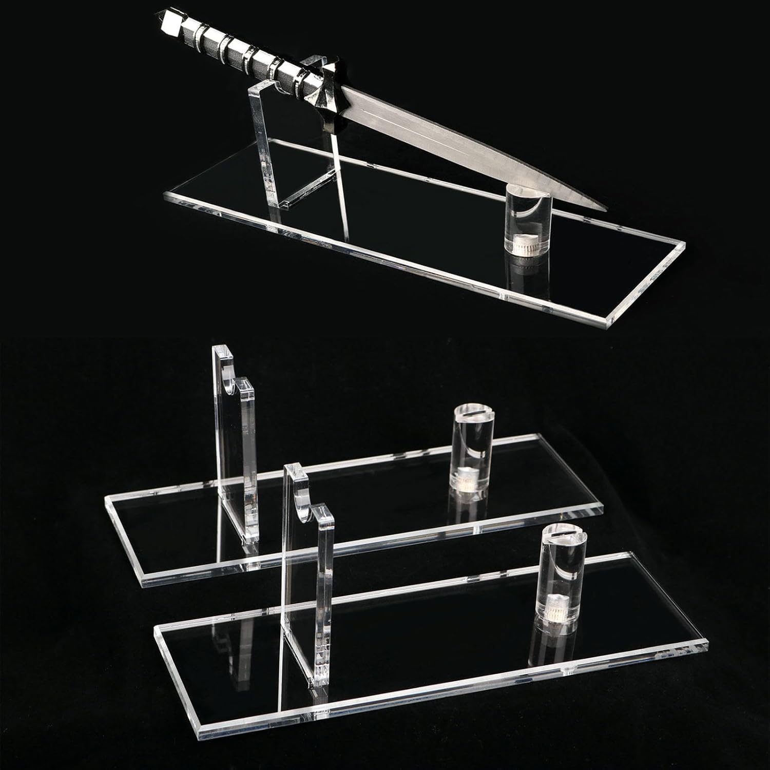 WANLIAN - Folding Pocket Knife Rack - Outdoor Survival Knives Holder with Acrylic Material
