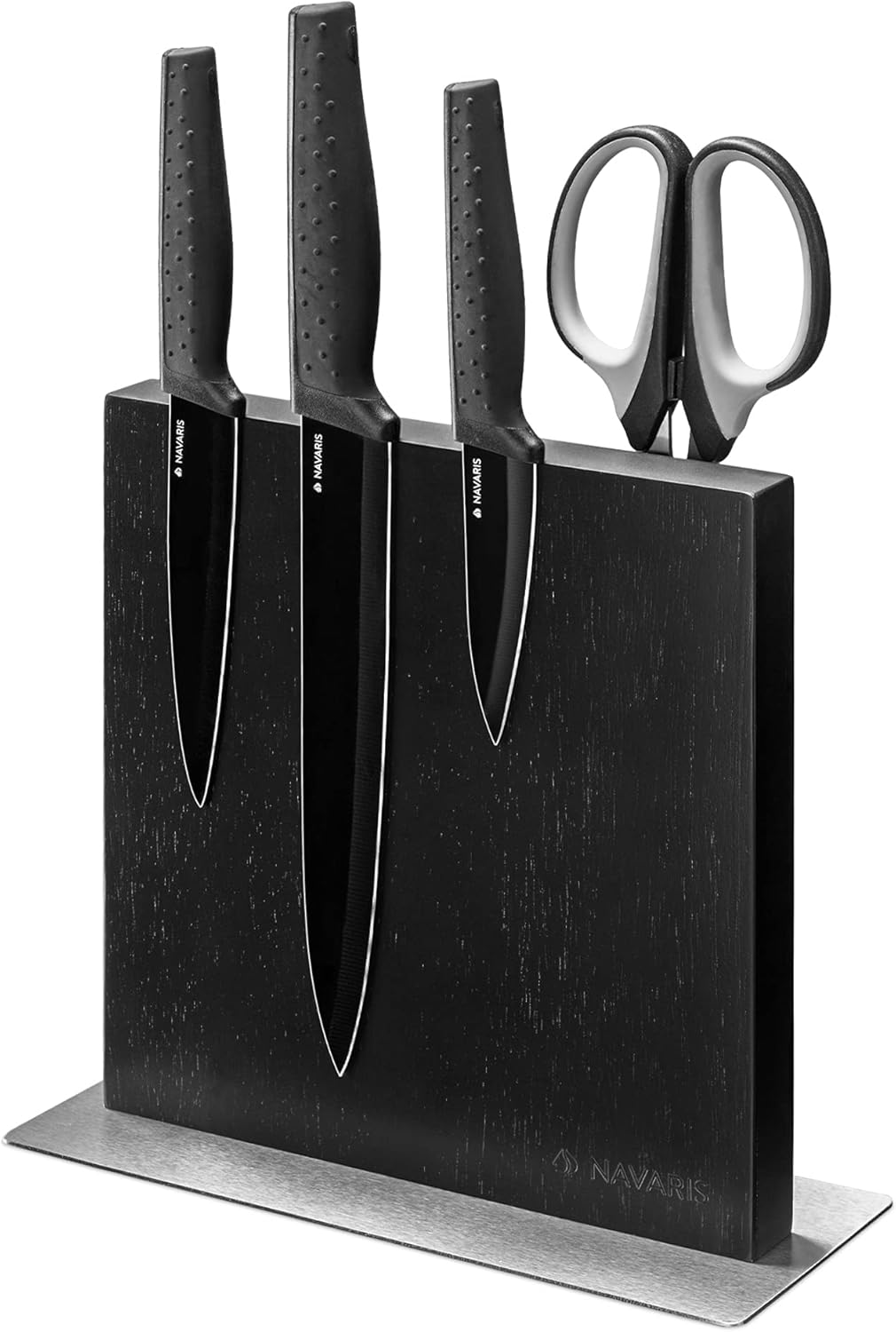 Stylish Magnetic Knife Block for Kitchen Storage