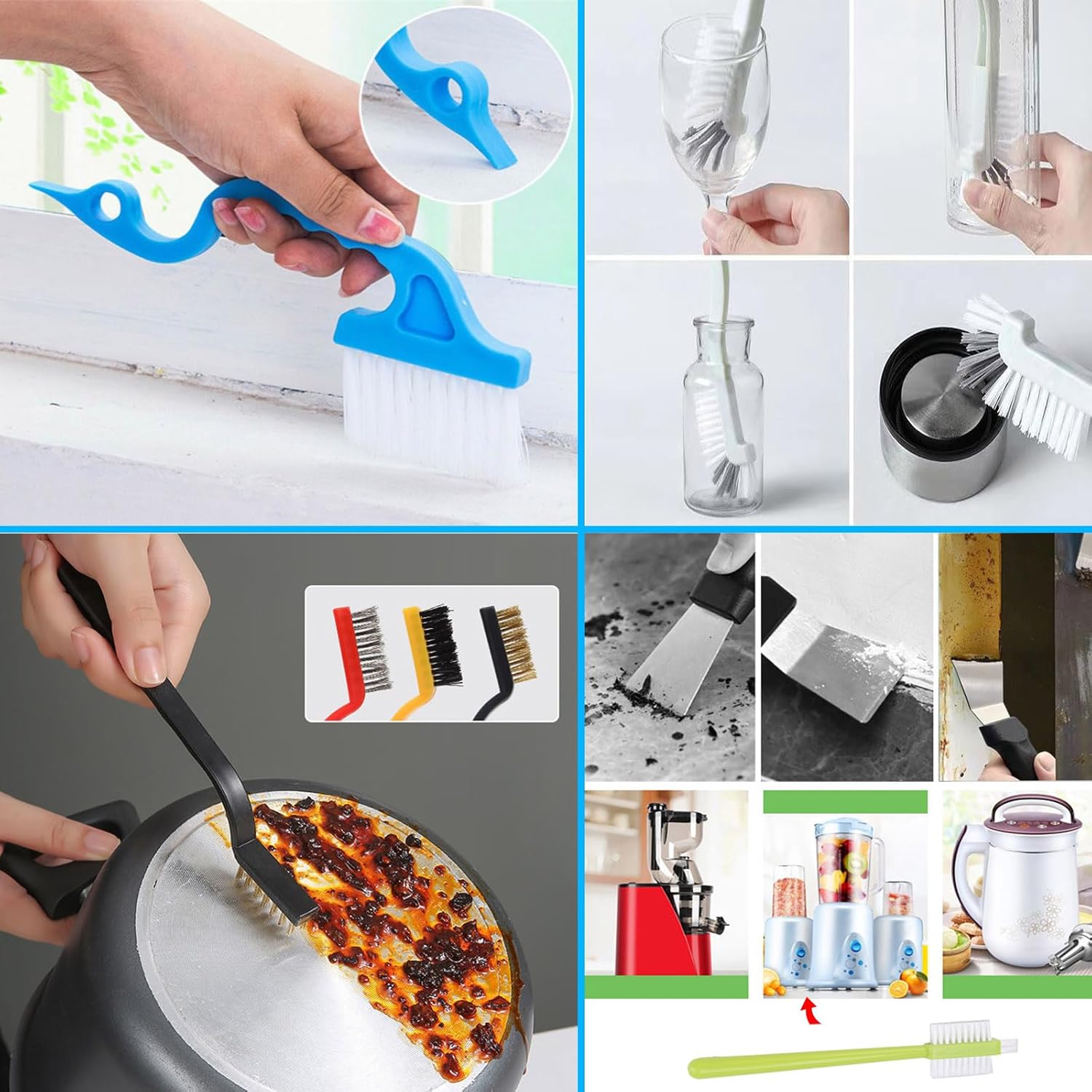 12-Piece Multi-Function Crevice Brush Kit
