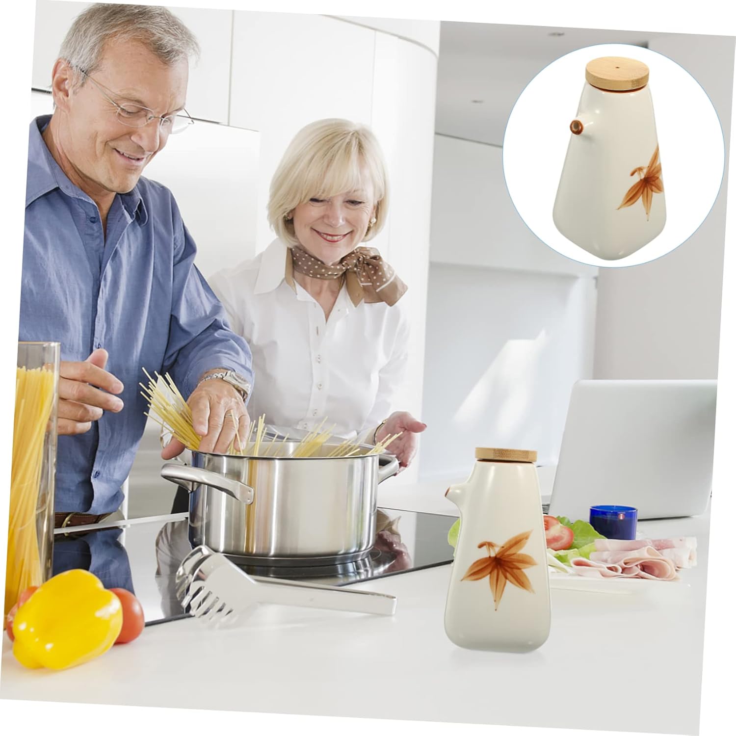 Alipis Ceramic Oil Dispenser for Soy Sauce