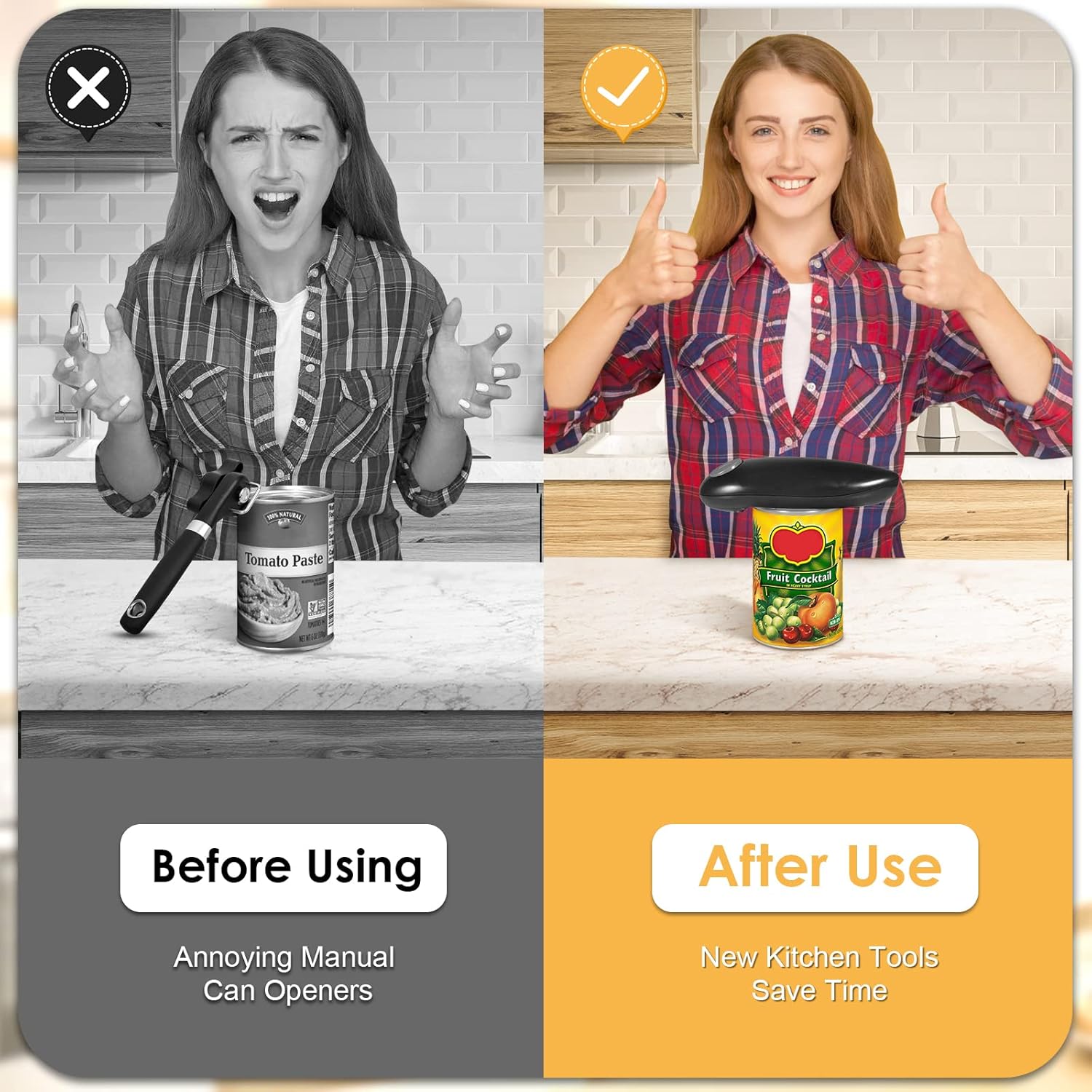 Safe Electric Can Opener for Seniors