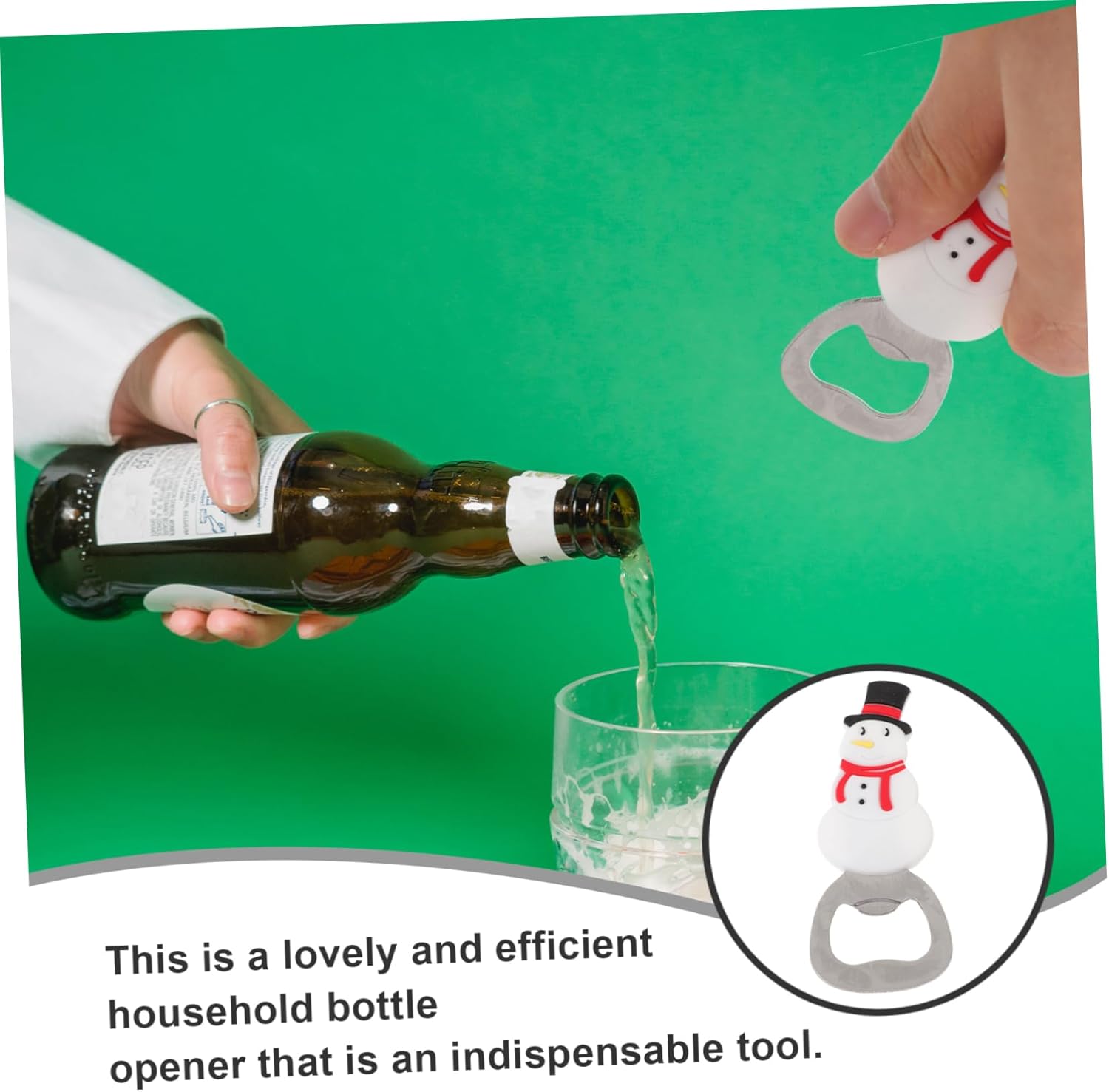 PRETTYZOOM Nutcracker Magnetic Beer Can Opener